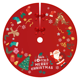 thumbnail image 1 of Feliz falda de árbol de Navidad, decoraciones rústicas para el hogar, decoración de granja para fiestas navideñas de Año Nuevo, 1 of 5