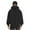 Black, variant on qolati Mens Hoodies with Face Mask Zip Up Ski Mask Jacket Double Hooded Sweatshirt Casual Long Sleeve Windproofs Athletic Coat with Pockets