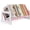 Pink, variant on Desktop Bookshelf Organizer, Wood Slanted Desk Bookshelf, Small Tabletop Book Rack, Portable Mini Bookcase for Book Display, Cookbooks, Kids Reading, Office & Home Storage, Rustic Brown