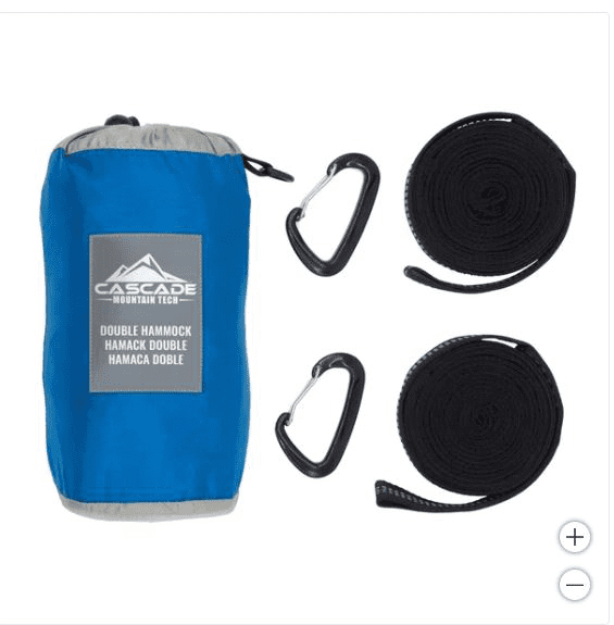 Cascade Mountain Tech 2 Person Travel Hammock Outdoor Camping