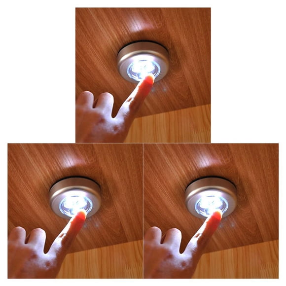 Toystoory 3 LED Battery Powered Wireless Lightweight Closet Quick Lamp Night Flexibility High Installation Light Stick for Wardrobe Type2 NO2