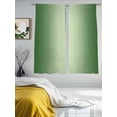 thumbnail image 3 of Green Ombre Sheer Curtains 63 Inch Length 2 Panels Set for Living Room/Bedroom, Modern Gradient Abstract Art Semi Curtain Sheers Drapes Rod Pocket Curtains Window Treatment Set 52''x63''x2, 3 of 7