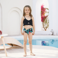 thumbnail image 2 of PatPat Family Matching Tropical Floral Drawstring Swim Trunks or Shell Edge Bikini, 2 of 3