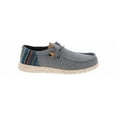 thumbnail image 2 of Mens Hey Dude Wally Funk Baja Navy Casual Shoe, 2 of 6