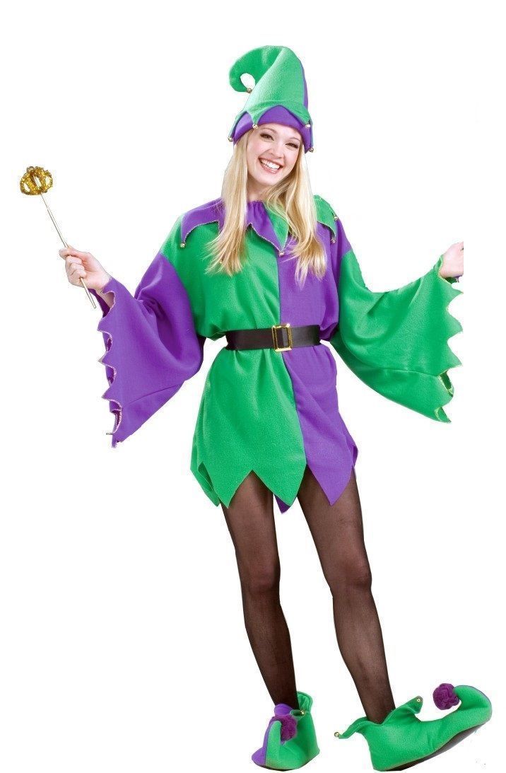 Adult Jester Elf Costume