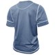 thumbnail image 4 of Playeras Elvqul Hombre Azul sin Estampado Playa Cuello Redondo Botones Manga Corta, 4 of 7