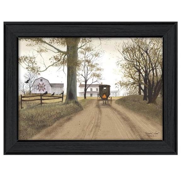 Headin Home By Billy Jacobs Printed Framed Wall Art Wood Multi-Color