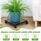thumbnail image 5 of Soportes para Plantas de Metal Cuadrados con Ruedas, Soporte Grande de Hierro con Ruedas, Plataforma rodante para Plantas, Base con Ruedas para Interi, 5 of 8