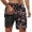 Brown, variant on Mens Swim Trunks With Compression Liner 2 In 1 Swimming Shorts Summer Shorts Stylish Double Inner Layer Beach Pants With Pocket Quick Dry Bathing Suits