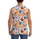 thumbnail image 4 of Balery Cute Chickens Camisetas sin mangas para hombre, absorbe la humedad y protege contra el mal olor.-Small, 4 of 7