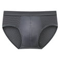 thumbnail image 2 of zeranth Men Panties Breathable Stretchy Quick Dry Fine Mesh Non-pilling 3D Wrapping Summer Cool Male Briefs Men Clothing, 2 of 7