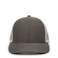 thumbnail image 3 of Outdoor Cap MBW-800CB Chambray Platinum Series Mesh Back Cap-Heathered Brown/White, 3 of 8