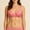 Sachet Pink, variant on Lightly Padded, Underwire Support Satin Lace Trim Bra 38C