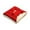 Red, variant on huayou Blue Velvet Square Seat Cushion 15.74x15.74x1.96 Inch Daisy Embroidery Thick Soft Chair Pad for Indoor Home Decoration