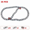 thumbnail image 1 of Rail Transport Big Size Building Blocks Creative Track Accessories Assemble Toys For Children Bricks Compatible City Train Set 26pcs train track, 1 of 6