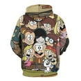 thumbnail image 3 of The Loud House Casual Pullover Hoodie Unisex Hooded Sweatshirt Novelty 3D Graphic Long Sleeve Sweater with Pocket S, 3 of 8