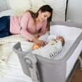 Cowiewie Baby Co Sleeper with Wheels Bedside Sleeper