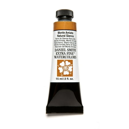 - Daniel Smith Extra Fine Watercolor, 15 ml, Monte Amiata Natural Sienna