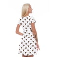 thumbnail image 2 of Women’s A Line German Shepherd Summer Dress, Retro Triangle Arrangement, Cross Wrap V Neck, 6 Sizes, by Ambesonne, 2 of 2