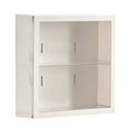thumbnail image 1 of Wall Mounted Showcase Blind Box Figures Display Case Handicraft Storage Display Rack Dust Proof Doll Toy Storage Box White, 1 of 13