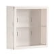 thumbnail image 1 of Vitrina de pared para guardar figuras, caja ciega, expositor de manualidades, a prueba de polvo, color blanco, 1 of 13