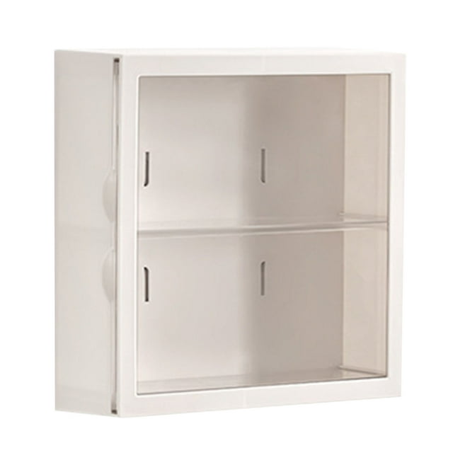 Wall Mounted Showcase Display Case for Blind Box Figures and Dolls, Dust Proof Toy Storage Box