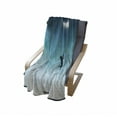 thumbnail image 3 of Fantasy Soft Flannel Fleece Throw Blanket, Boy Climbing to the Moon Rope and Girl on Bench Love Romance Art, Cozy Plush for Indoor and Outdoor Use, 50" x 60", Teal and White, by Ambesonne, 3 of 5