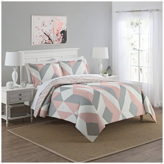 Marble Hill Lena Reversible 3-Piece Comforter Set