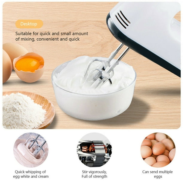 Mélangeur électrique à main pour œufs, pâte à gâteau, mélangeur