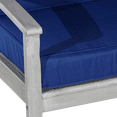 thumbnail image 3 of Deep Seat Eucalyptus Chair , Environmentally Friendly Wood Chair with Finish and Cushions,Noise Free,Silver+Grey + Navy, 3 of 3
