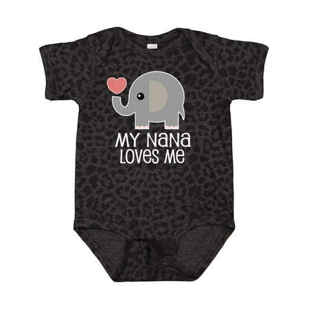 

Inktastic Nana Loves Me for Grandkids Gift Baby Boy or Baby Girl Bodysuit