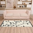 thumbnail image 2 of Yayeee Runner Rug for Bedroom 2'x6' Machine Washable Hallway Non Slip Mat, Leaves Pattern, 2 of 8