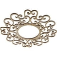 thumbnail image 2 of 16"OD x 6 1/8"ID x 1/4"T Reims Wood Fretwork Pierced Ceiling Medallion, Hickory, 2 of 3