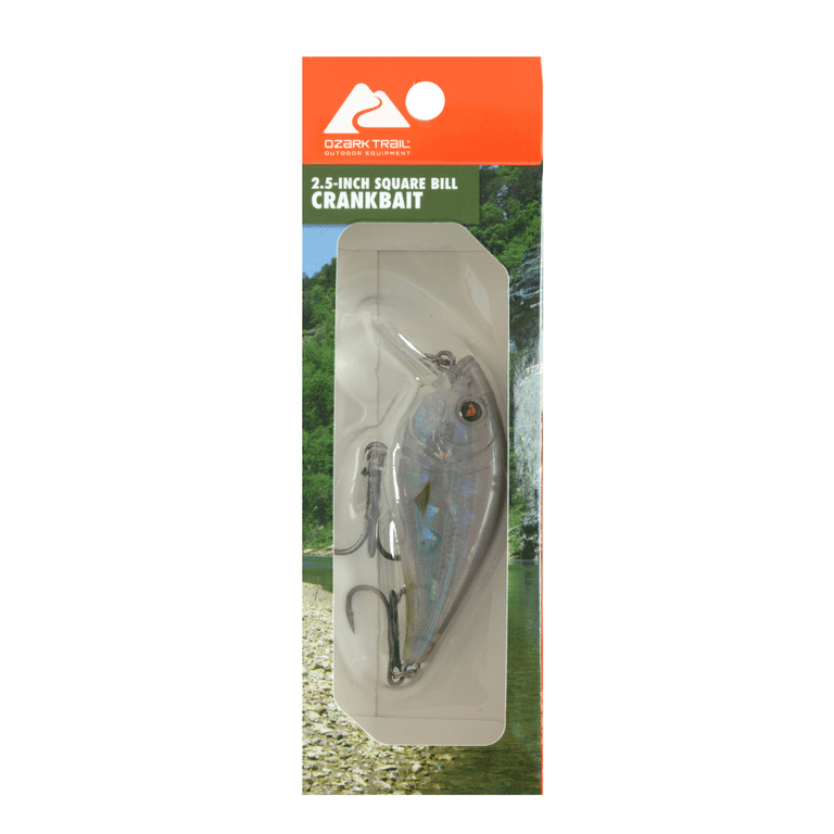 Ozark Trail Purple Ghost Squarebill Crankbait Fishing Lure