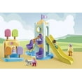 thumbnail image 2 of 1.2.3 Adventure Tower with ice Cream Booth Set Playmobil 71326, 2 of 4
