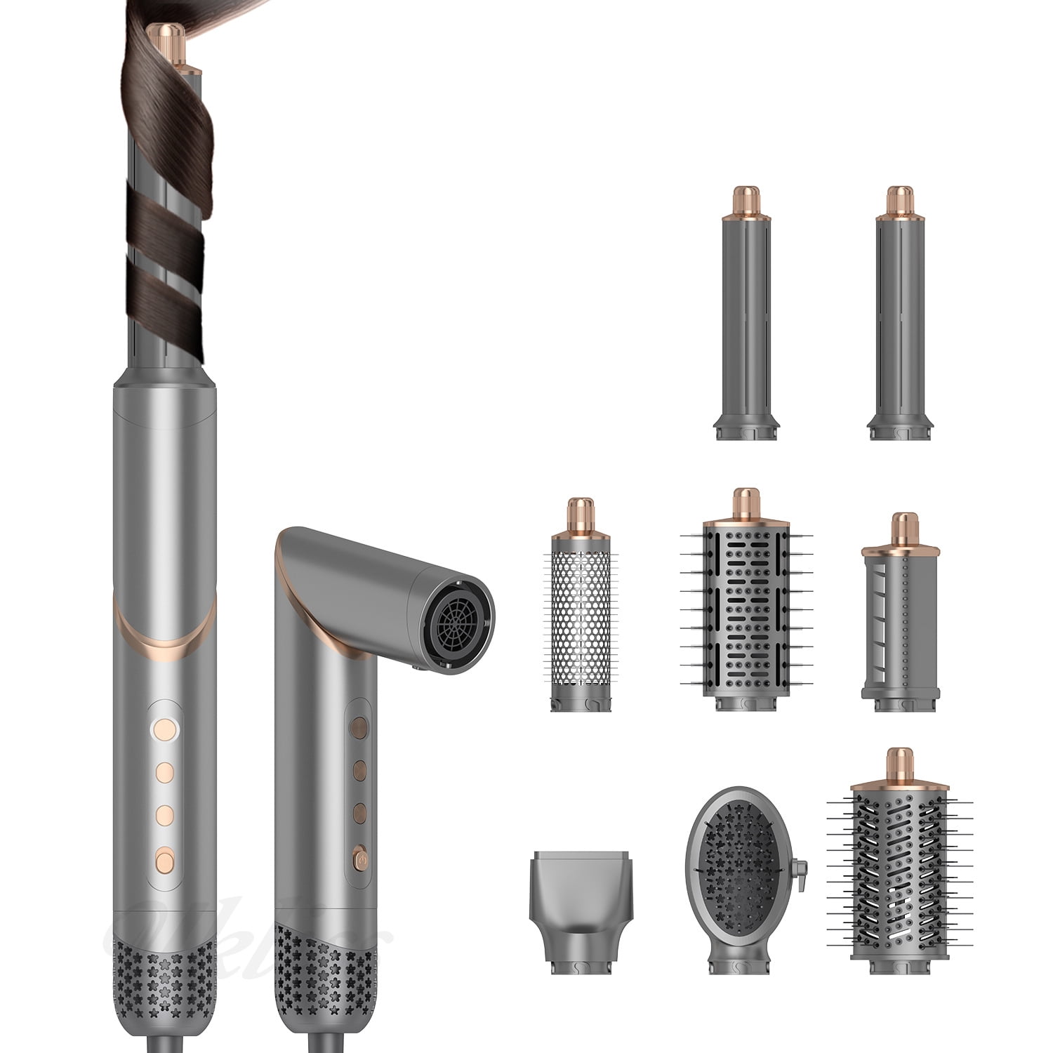 Dyson Airwrap Origin Multi-styler, Long Hair, Nickel Copper