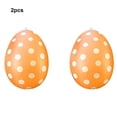 thumbnail image 2 of Matsuzay Paquete de 2 globos inflables para fiestas que añaden color a la decoración de fiestas. Huevos de Pascua inflables. Kits de decoración para fiestas naranja, 2 of 3
