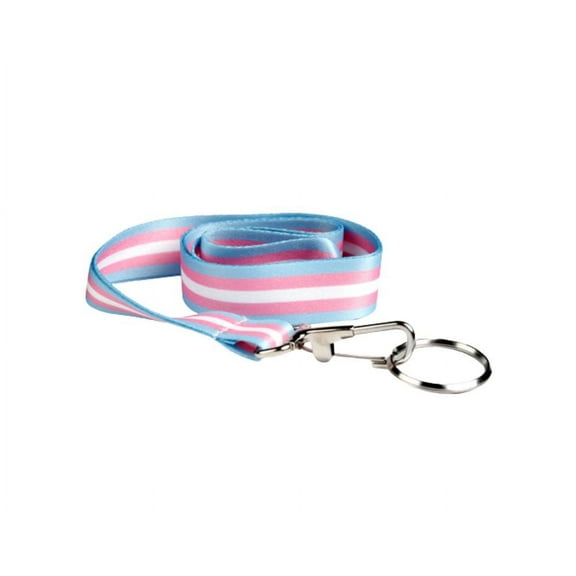 Transgender Flag Gay Pride Lanyards (2 Lanyards)