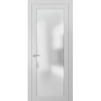 Pre-hung Opaque Glass Door 30 x 80