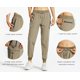 thumbnail image 2 of Pantalones de senderismo Libin Cargo para mujer, color caqui, talla L, 2 of 6