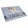 thumbnail image 1 of Carolines Treasures BB8310LCB Papillon Welcome Glass Cutting Board - Large, 1 of 2
