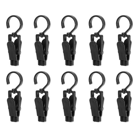 

10pc Multifunctional Clip Supermarket Hat Clip Clip Curtain Clip 360° Rotating Hook
