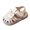 White, variant on Godom Toddler Girl Sandals Princess Flat Sandal Comfort Sole Summer Sandals for Toddler Little Big Kid