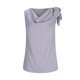 thumbnail image 4 of Tops Casuales sin Mangas para las Mujeres Elegante Satén Encaje Blusa, Tanque de Verano de Color Sólido para el Uso Diario, 4 of 7