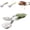 Green, variant on Stainless Steel Bear Pancake Griddle Clip | 2-in-1 Cute Bear Spatula and Tongs with Locking Clip, Multifunctional Kitchen Tool for Steak, Eggs & Pancakes