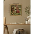 thumbnail image 4 of Drsoum Vintage Landscape Canvas Wall Art Poppies Flower Classic Wall Prints Modern Farmhouse Kitchen Bathroom Office Decor 10x10in Natural Framed, 4 of 6