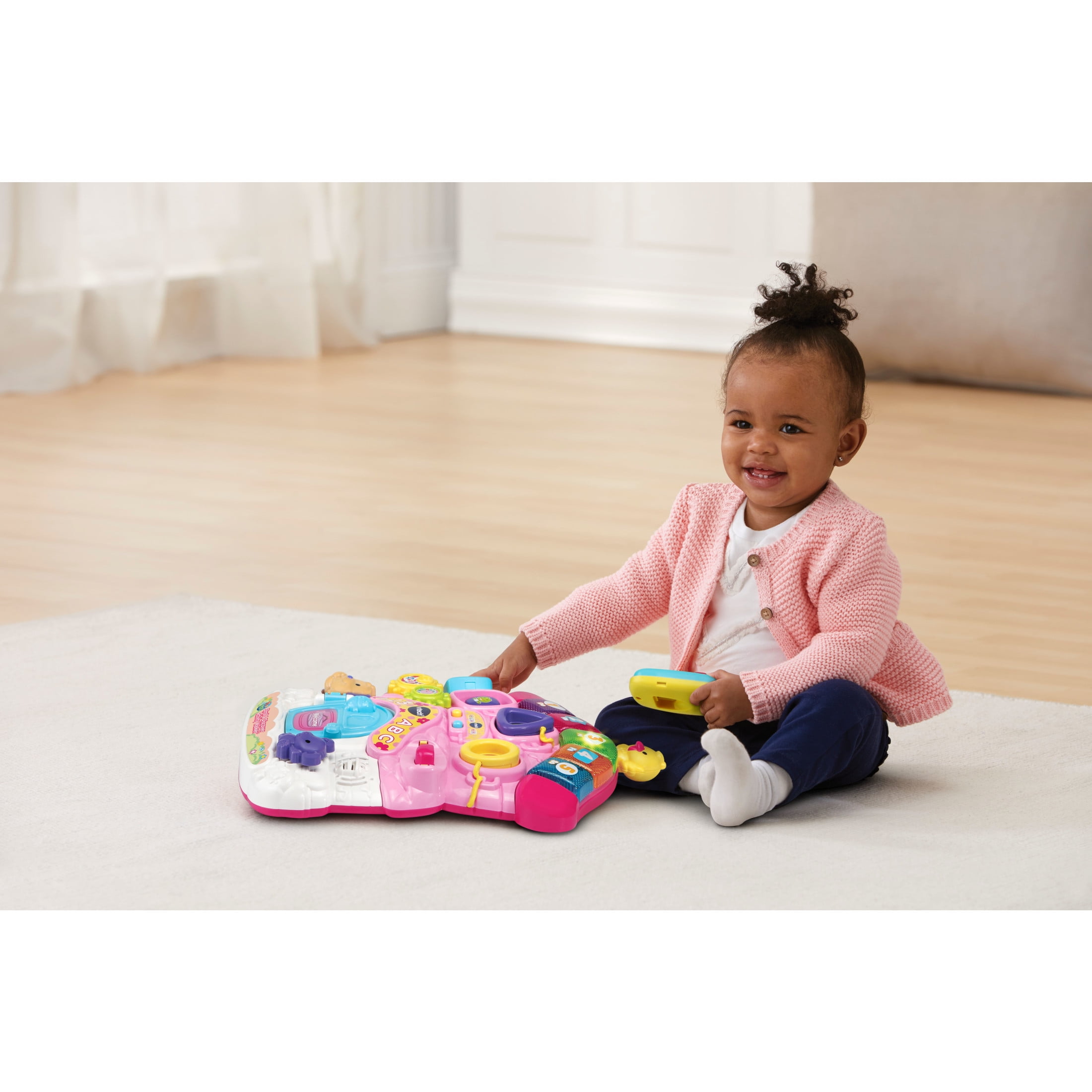 VTech Stroll & Discover Activity Walker - Pink with Accessories, Baby and Toddler Toys