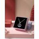 thumbnail image 3 of Collar de cola de sirena para adolescentes, collar de plata de ley 925 con colgante de circonita cúbica blanca y azul, regalo de sirena para niñas., 3 of 5