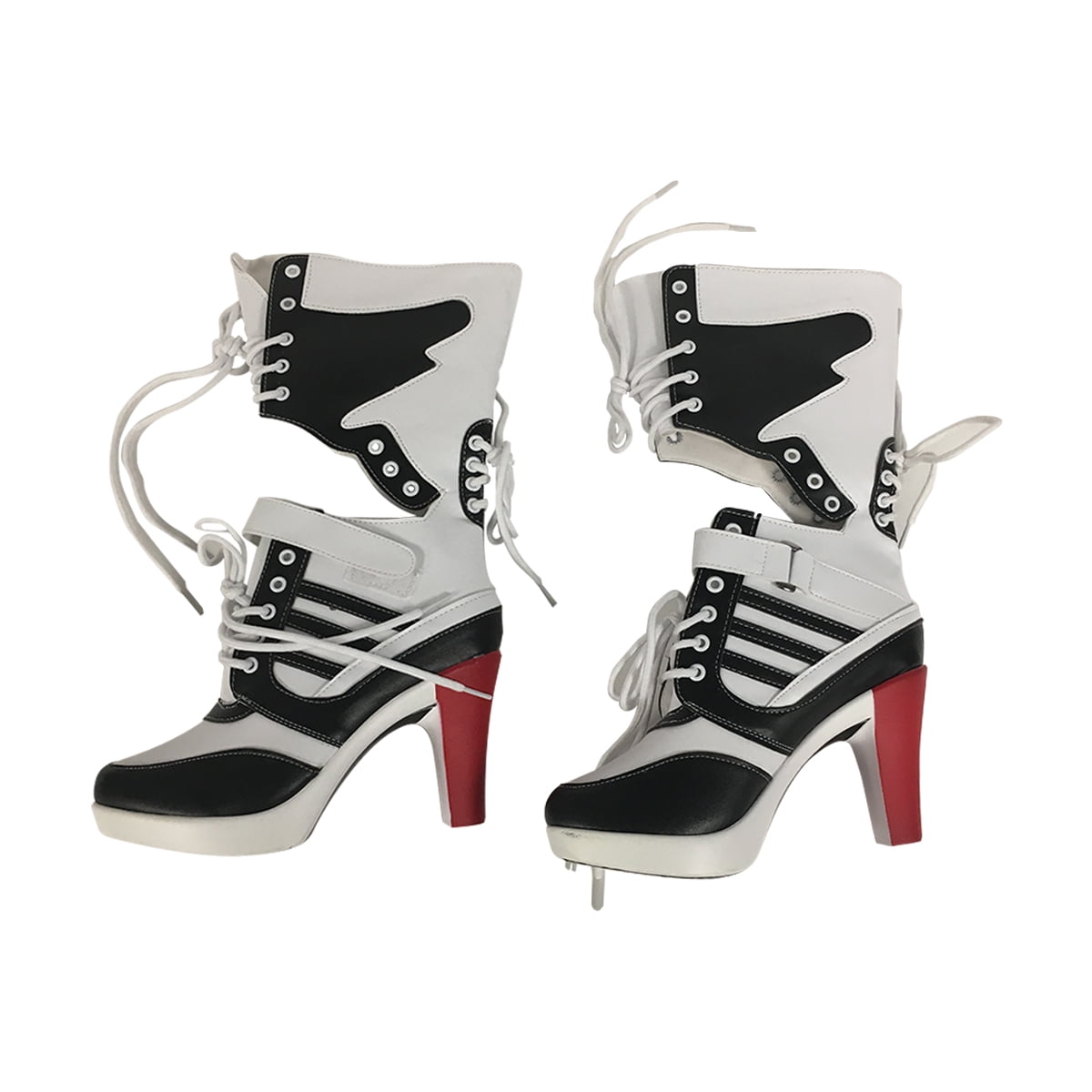 Harley Quinn Womens Boots Shoes Costume Suicide Squad Cosplay Movie ...