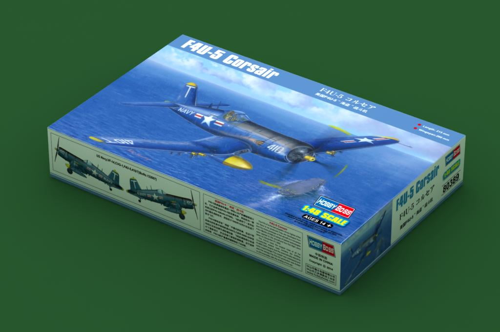 HobbyBoss 8038 F4U-5 Corsair 1/48 Scale Plastic Model Kit